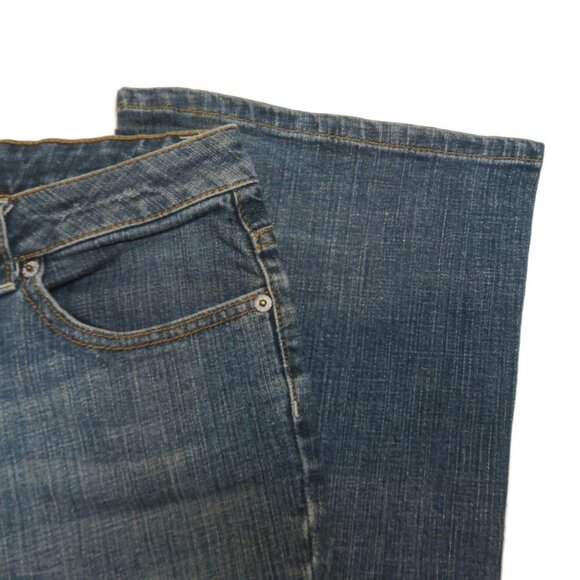 Banana Republic Jeans‎ Womens 6 Blue Mid Rise Bootcut Stretch Denim Blue - Picture 4 of 7